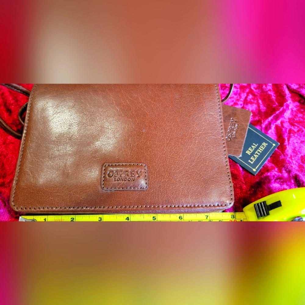 New Tagged OSPREY  Bag In  Grainy Hide w Crossbody Strap NWT Handbag